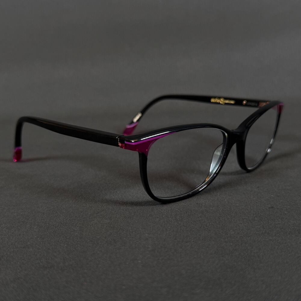 Etnia Barcelona Dauphine 22 Eyeglasses BKFU 59-15-137 Black Fuchsia Only Frame